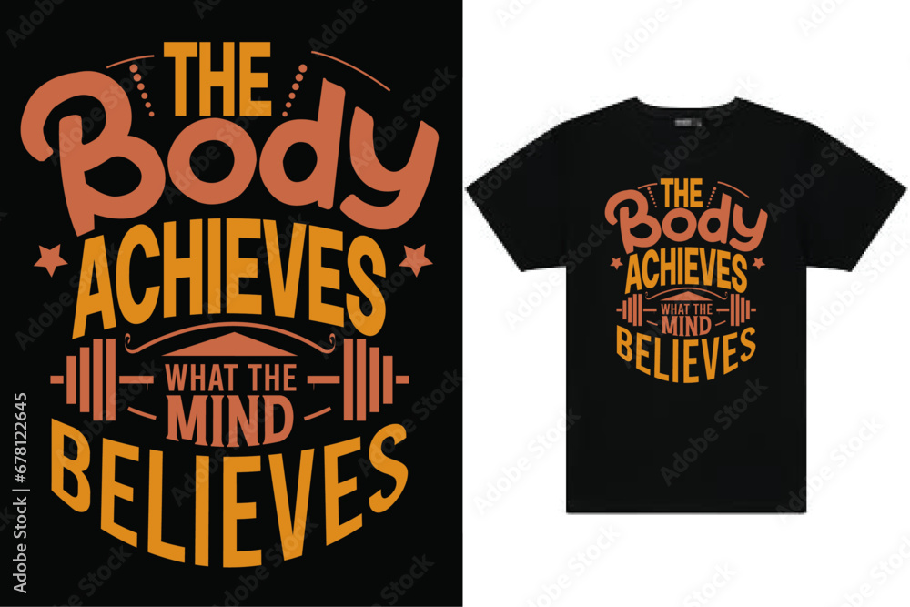 Typography gym t shirt Typography gym t shirt