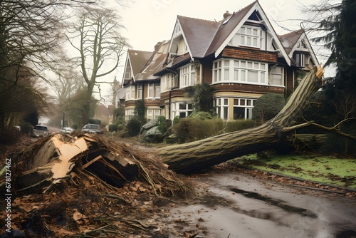 Sturmschäden sichtbar: Umgestürzte Bäume blockieren Straßen nach Unwetter