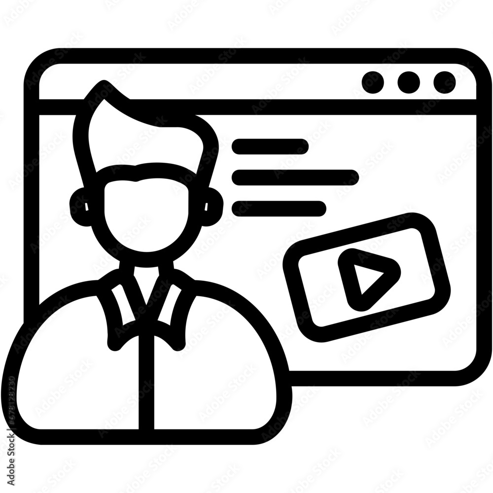 Content Creator Icon Content Creator Icon