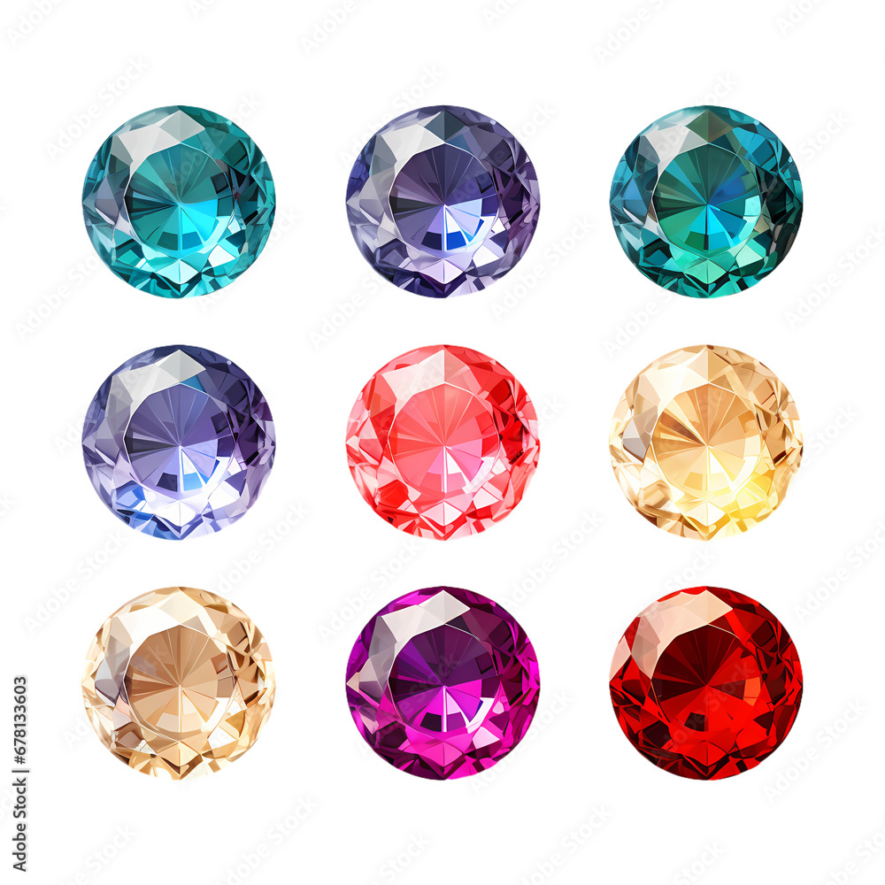 Diamond on transparent background, white background, isolated, icon material, vector illustration Diamond on transparent background, white background, isolated, icon material, vector illustration