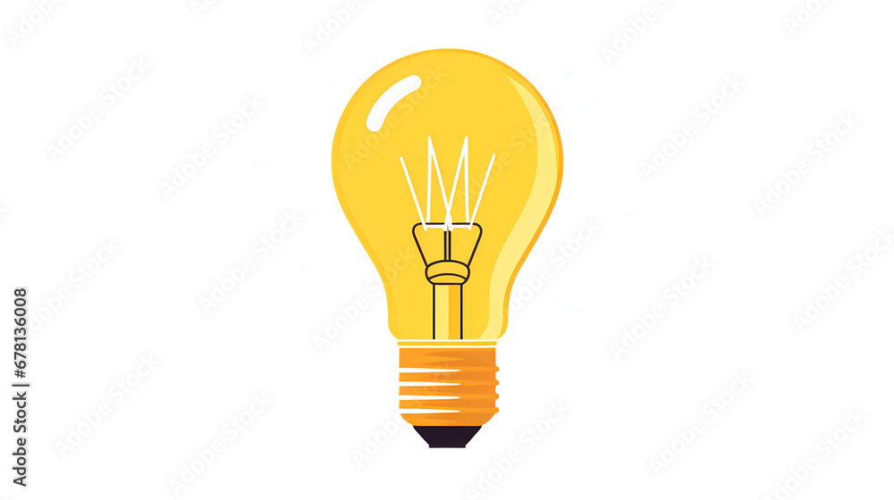 Light bulb light electricity on transparent background, white background, isolated, icon material, vector illustration Light bulb light electricity on transparent background, white background, isolated, icon material, vector illustration