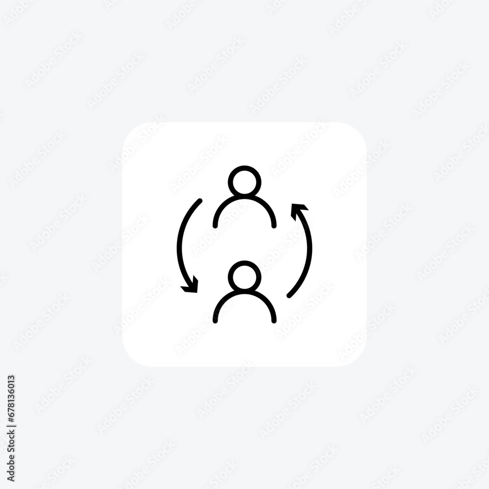 Exchange line Icon isolated on white background vector illustration Pixel perfect
Exchange line Icon isolated on white background vector illustration Pixel perfect