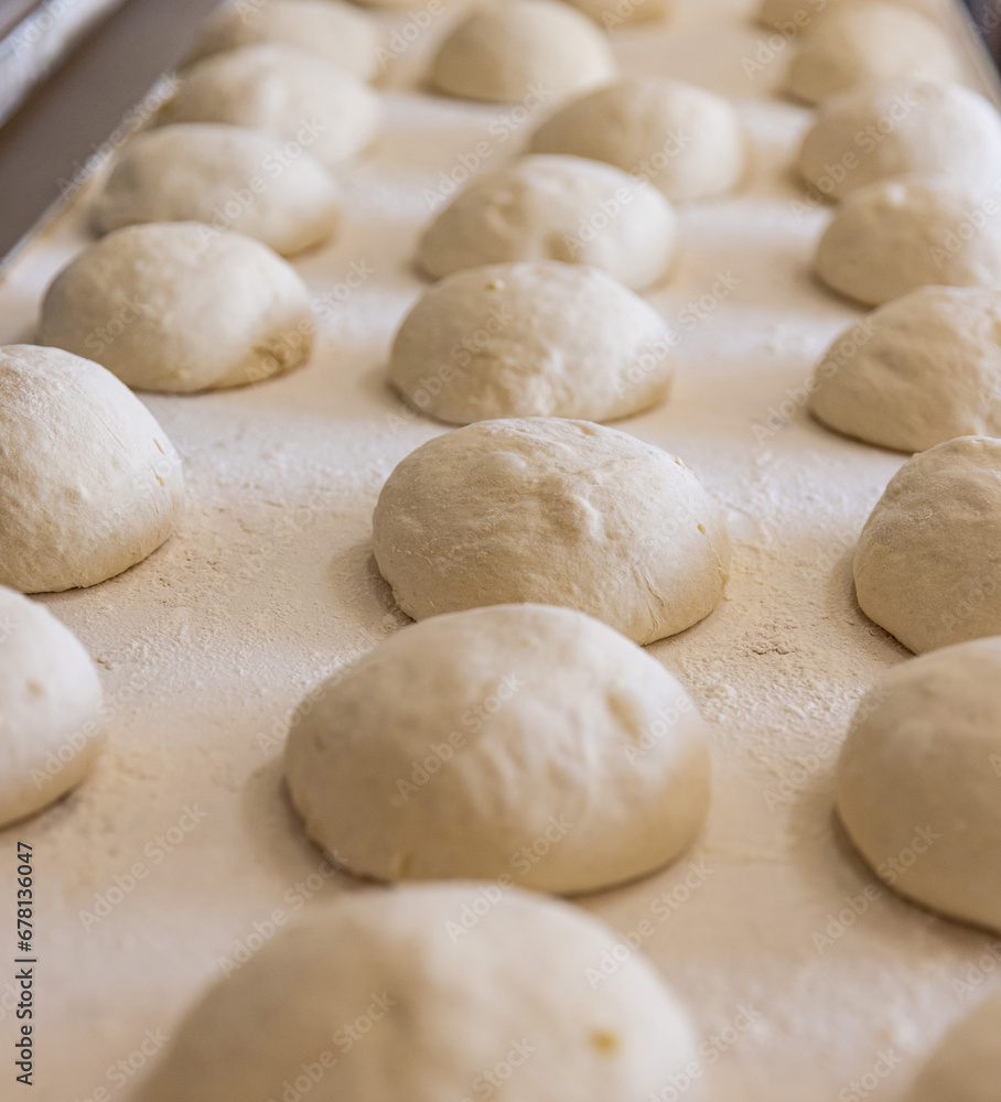 Raw dough of bread Raw dough of bread