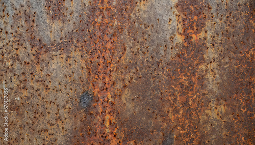 old grunge copper bronze rusty metal texture background , generated by AI