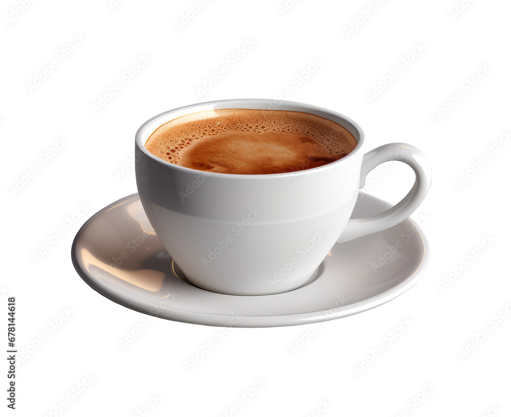 Obraz premium Coffee cup isolated on transparent background