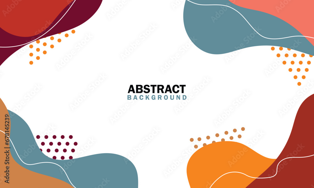 abstract wavy  banner background with blue and yellow color