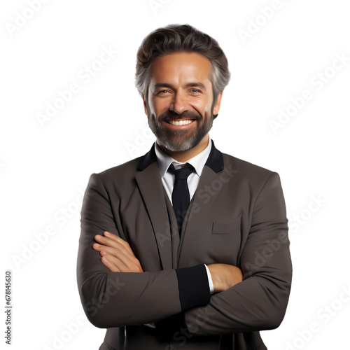 Business people on transparent background, white background, isolated, icon material, vector illustration