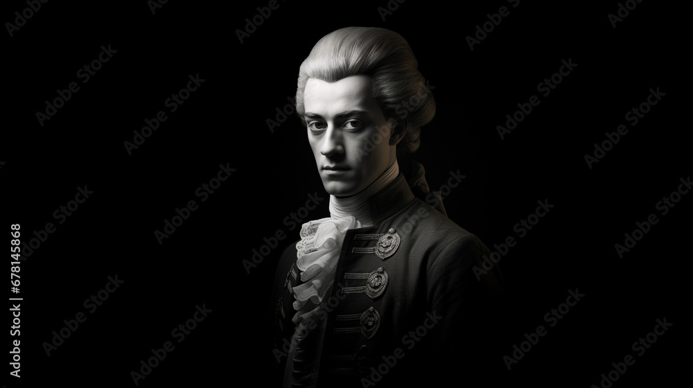 Portrait fictif de Wolfgang Amadeus Mozart Portrait fictif de Wolfgang Amadeus Mozart