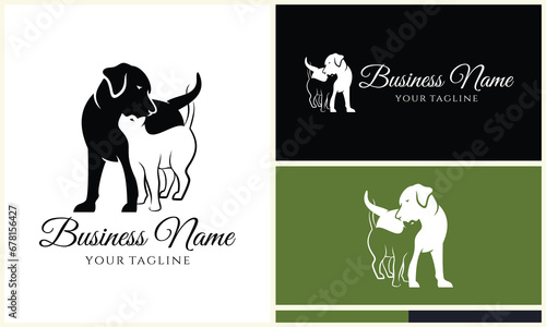 animal care hospital logo template