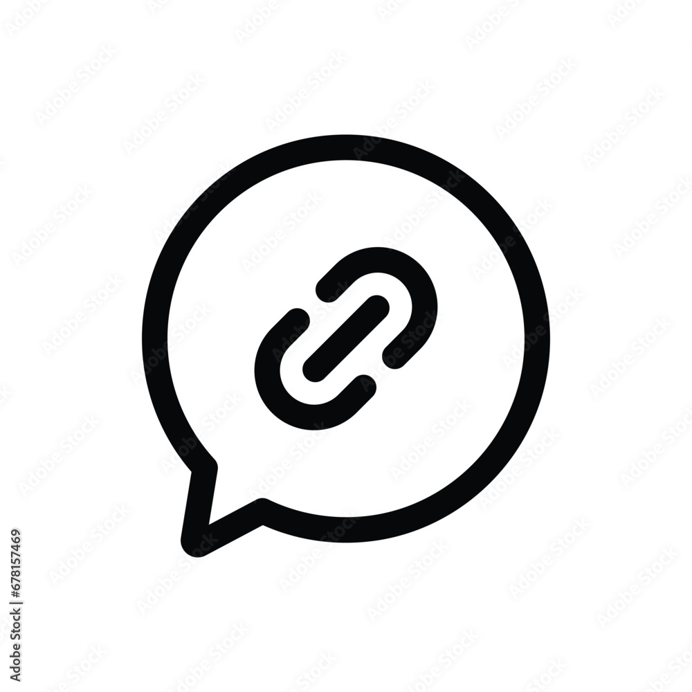 Link icon in trendy outline style isolated on white background. Link silhouette symbol for your website design, logo, app, UI. Vector illustration, EPS10. Link icon in trendy outline style isolated on white background. Link silhouette symbol for your website design, logo, app, UI. Vector illustration, EPS10.