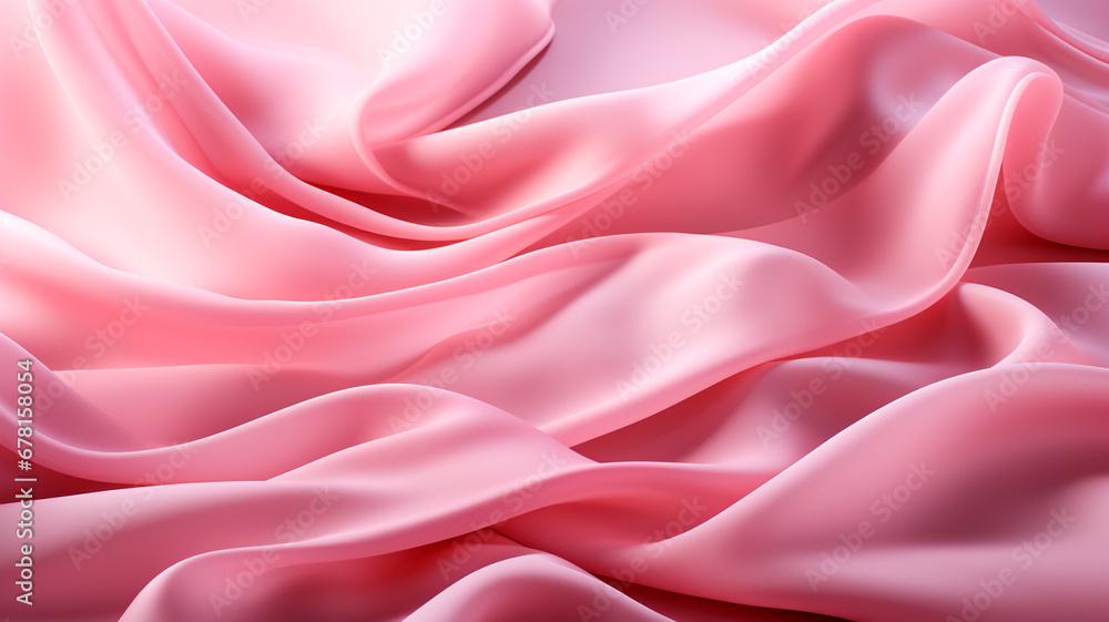 Fototapeta premium pink and white wavy fabric background