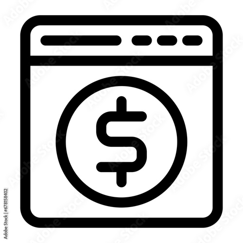 money laundering line icon