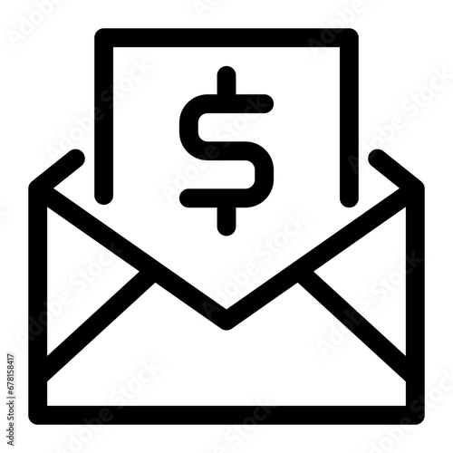 bribe line icon