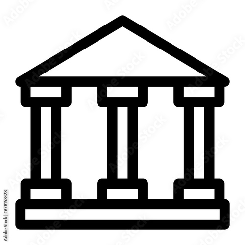 Wallpaper Mural bank line icon Torontodigital.ca