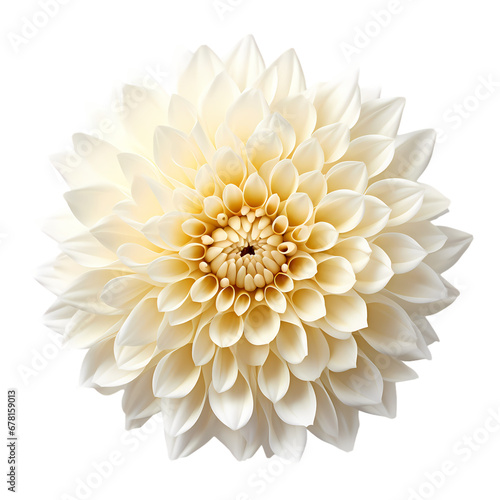 Wallpaper Mural Chrysanthemum on transparent background, white background, isolated, flower, icon material, vector illustration Torontodigital.ca