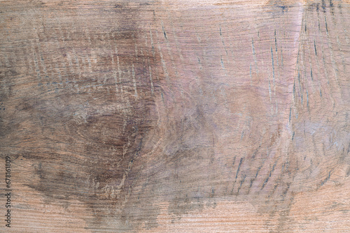Image of aged rustic hardwood grain plank deep rough background. Old grunge dark textured wooden backdrop. Surface of retro dark brown wood desk furniture or floor material wallpaper. Nature wooden.