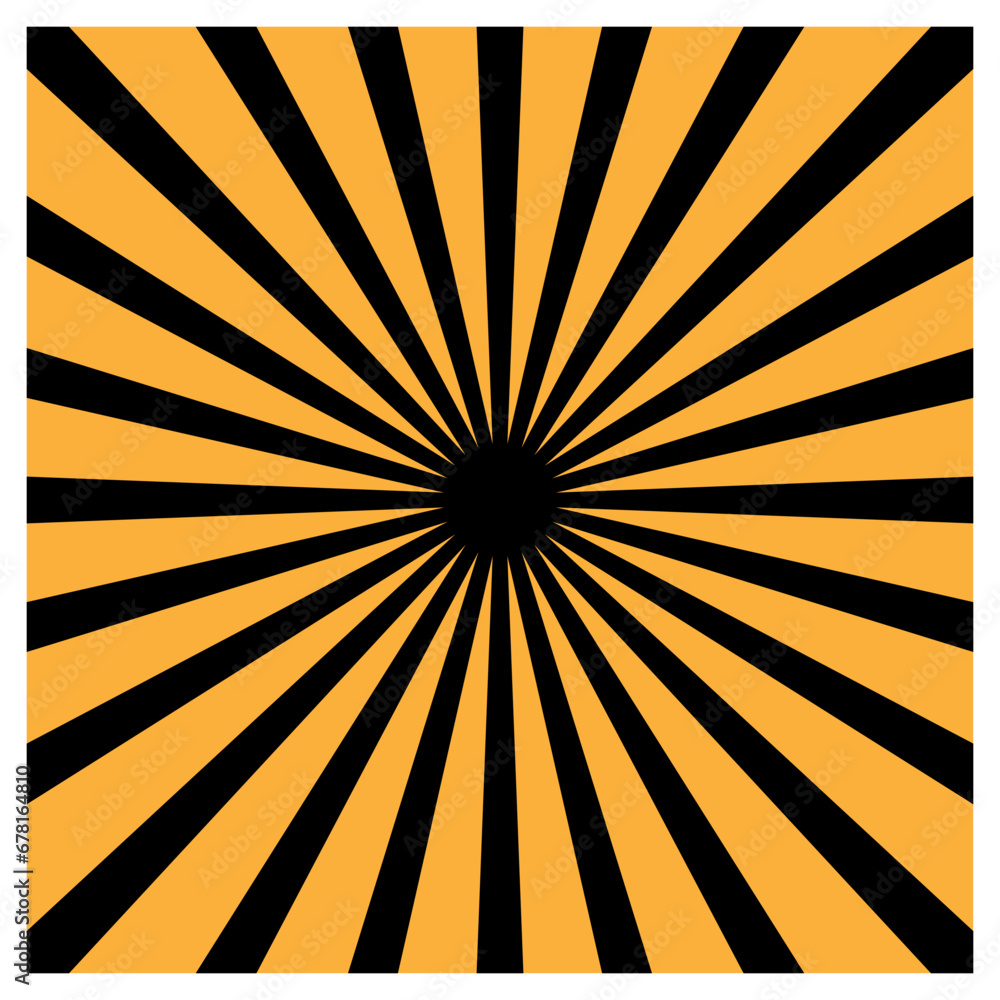 Obraz premium sunburst line and sunburst effect vector design
