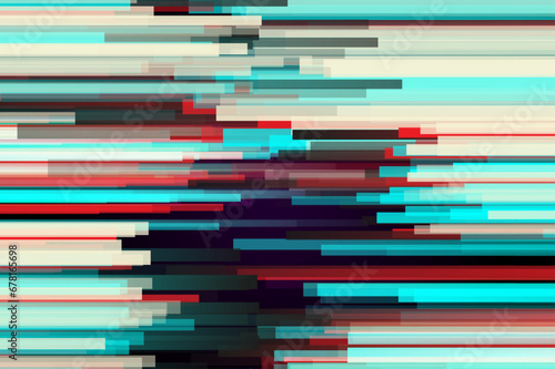vector abstract background with glitch effect