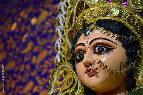 Goddess Durga: Serene Smile and Fierce Grace