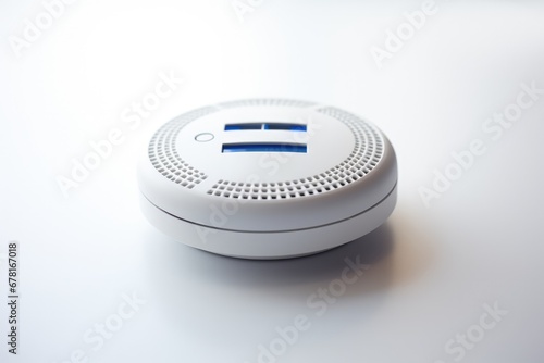 Carbon monoxide detector isolated on a white background  photo