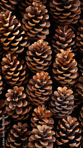 Pine cones background. Close up of pine cones. Pine cones background.