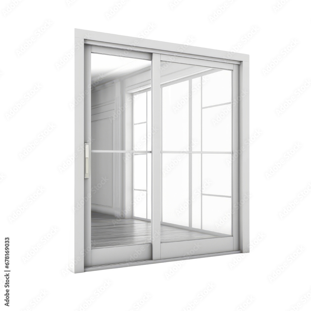 Sliding door PNG Cutout, Generative AI Sliding door PNG Cutout, Generative AI