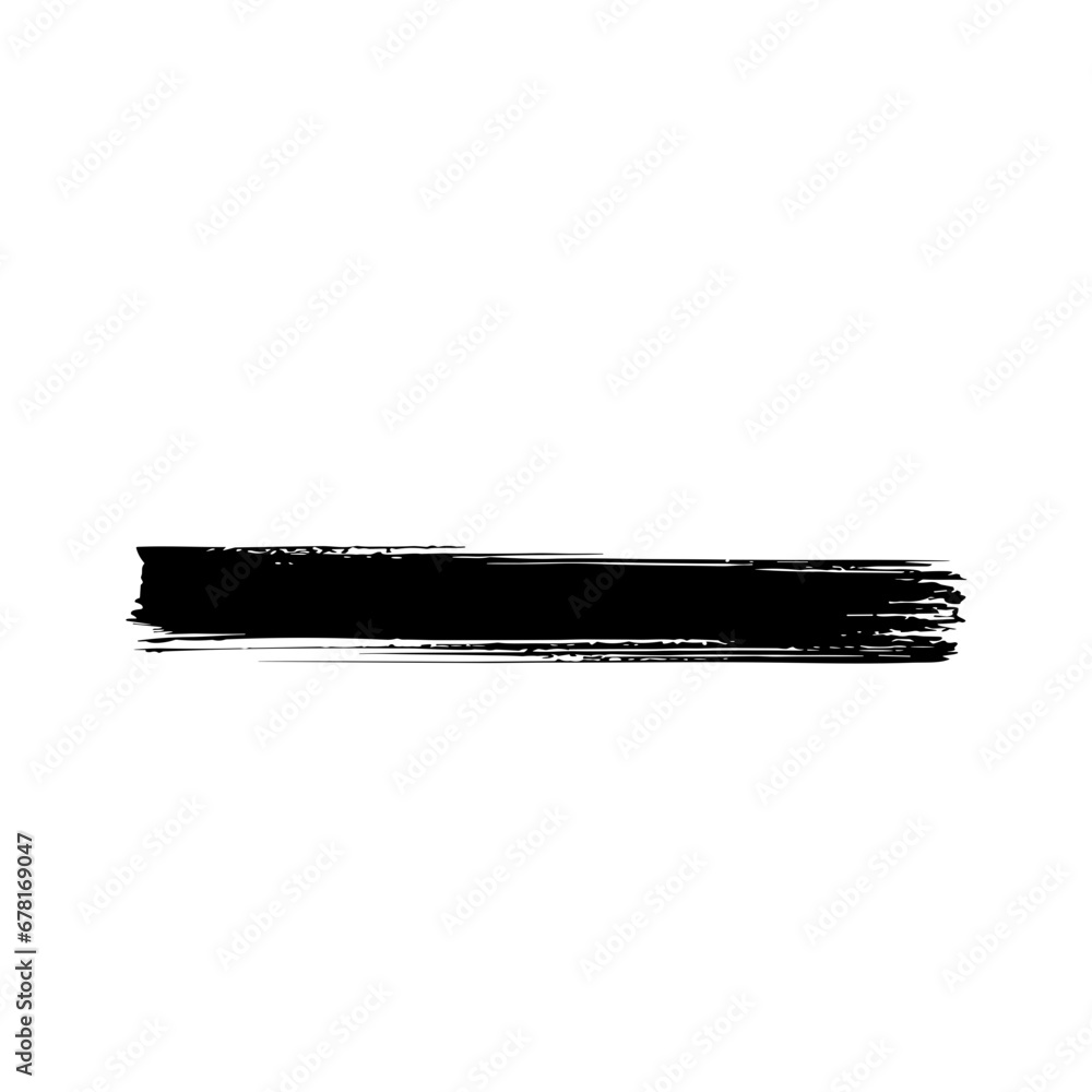 Brush strokes and vector paintbrush set decoration Brush strokes and vector paintbrush set decoration
