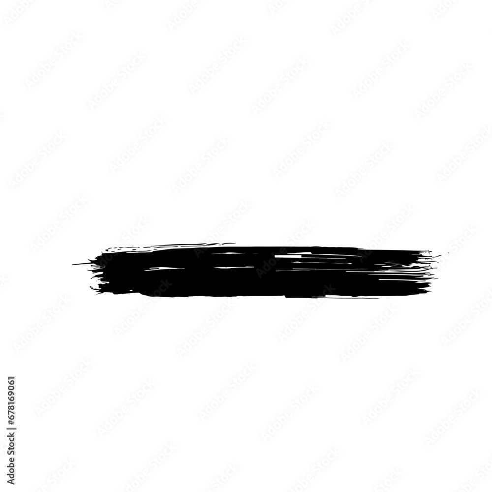 Brush strokes and vector paintbrush set decoration Brush strokes and vector paintbrush set decoration