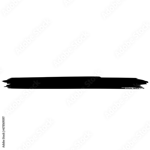 Brush strokes and vector paintbrush set decoration