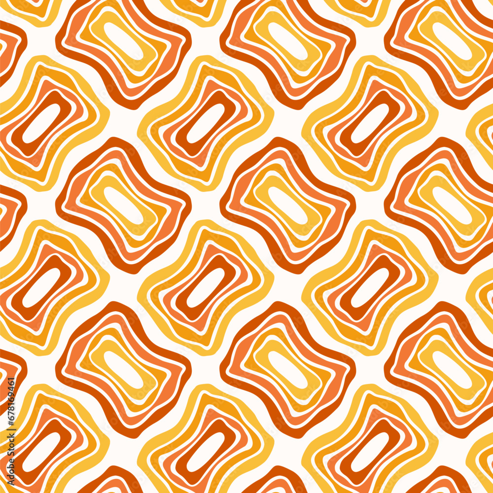 Seamless pattern with a simple abstract drawing. Vector illustration.