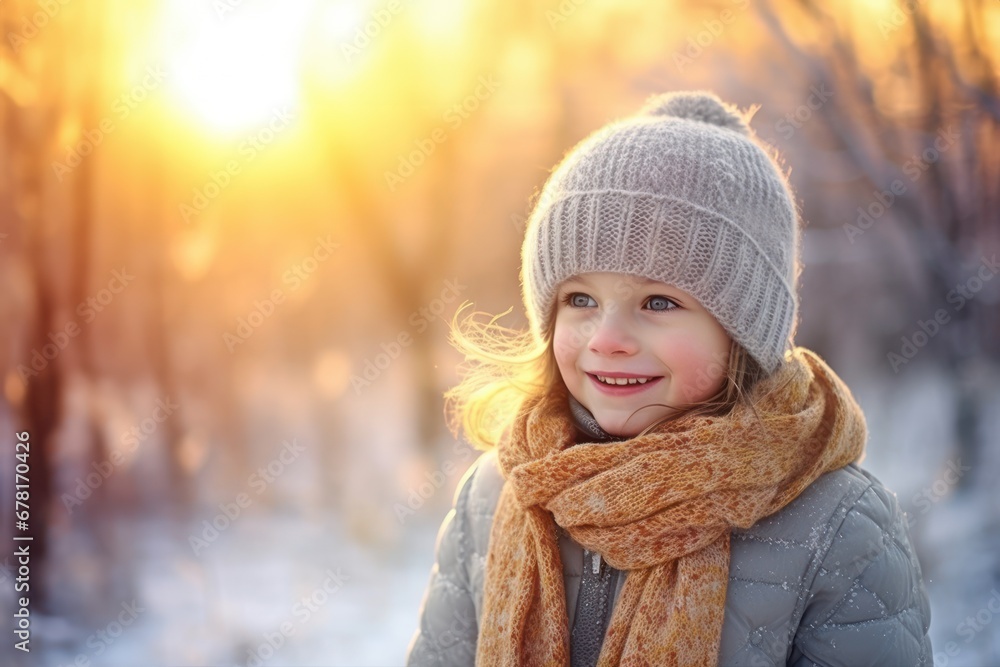 cute girl in a winter parka cute girl in a winter parka