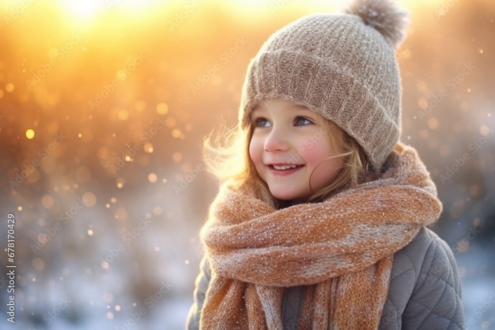 cute girl in a winter parka cute girl in a winter parka
