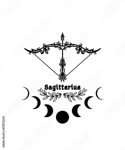 Zodiac sagittarius sign