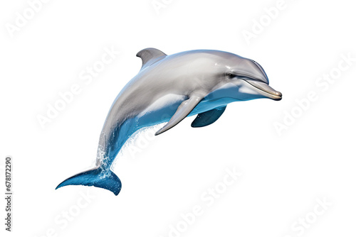 Dolphin Isolated on Transparent Background  PNG  Generative Ai