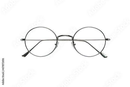 Illustration of Eyeglasses on Transparent Background, PNG, Generative Ai