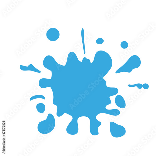blue vector illustration water splash