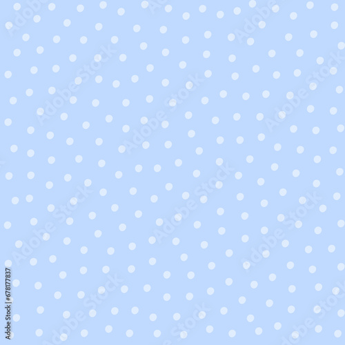 blue polka dots seamless pattern background