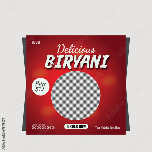 Food Social Media Post Design