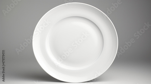 White plate