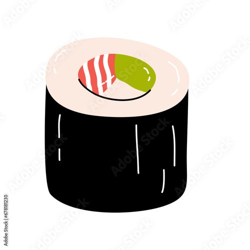 Playful Sushi Vector Set