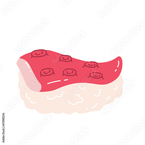Playful Sushi Vector Set