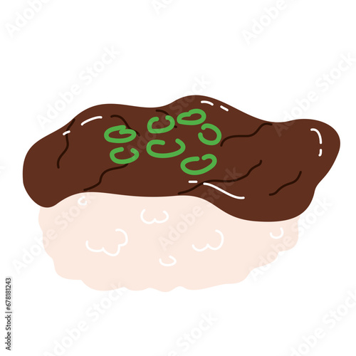 Playful Sushi Vector Set