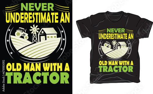 never underestimate an old man with a tractor