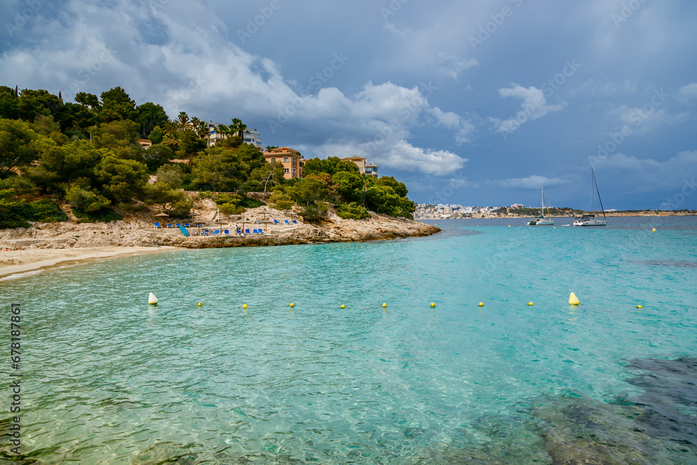 Pristine Playa de Illetes: a Balearic beach with turquoise waters in Mallorca