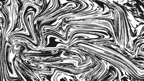 Black and white marble vector texture. Abstract background.