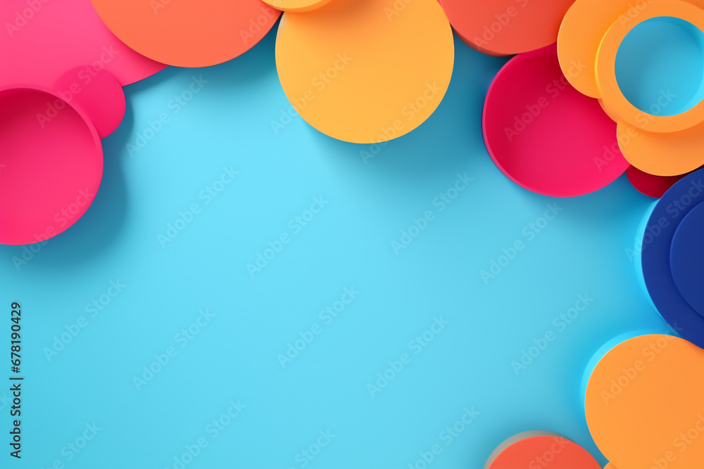 Abstract of circle, line, and geometry element design for technology or business background Abstract of circle, line, and geometry element design for technology or business background