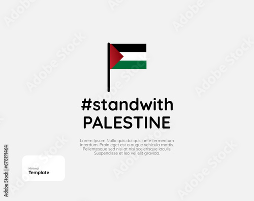 Stand with Palestine banner, with empty space for sentence. Template with Palestine flag for support of the ongoing war with Israel. Free Download Stand with Palestine banner, with empty space for sentence. Template with Palestine flag for support of the ongoing war with Israel. - GFXLoad