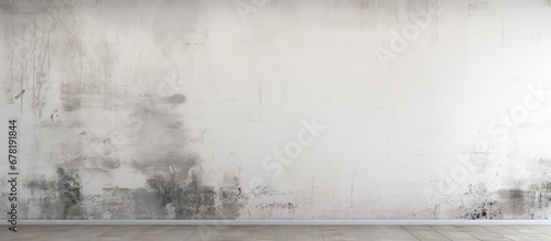 In the background an abstract pattern emerges its textured design blending vintage and construction elements on a white wall contrasting with black grunge aesthetics showcasing the intrigui photo