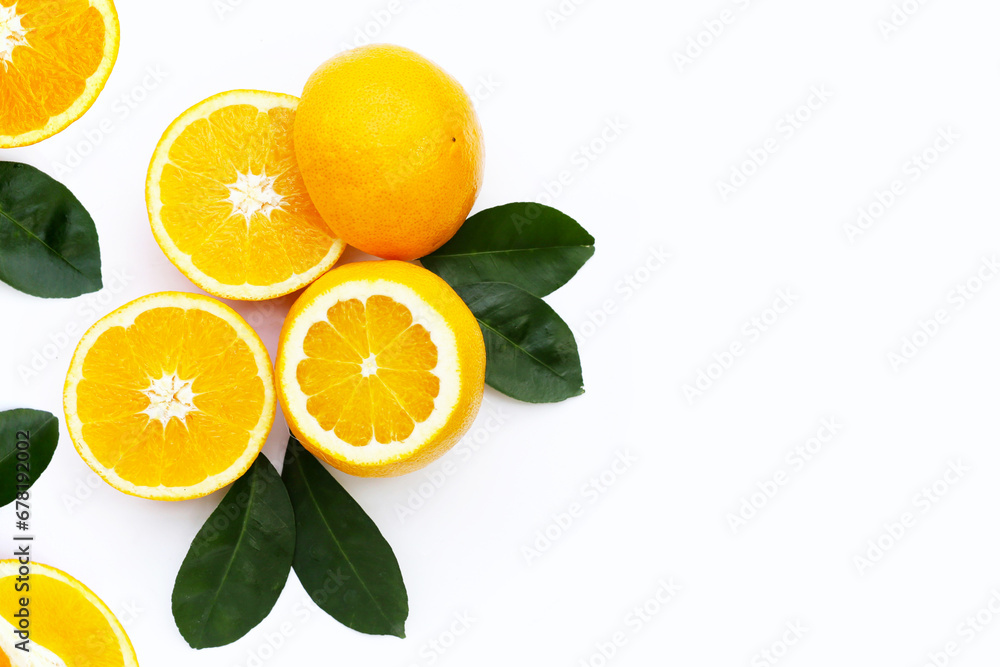 Fresh orange fruit, high vitamin c Fresh orange fruit, high vitamin c