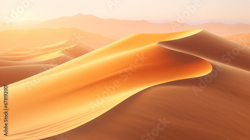 Tranquil Dunescape  Rolling Sand Hills  Nature s Waves